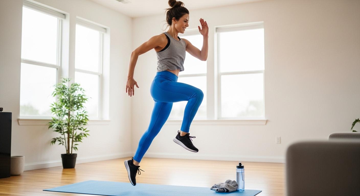 Lunchtime Home Cardio Routine to Boost Energy Fast